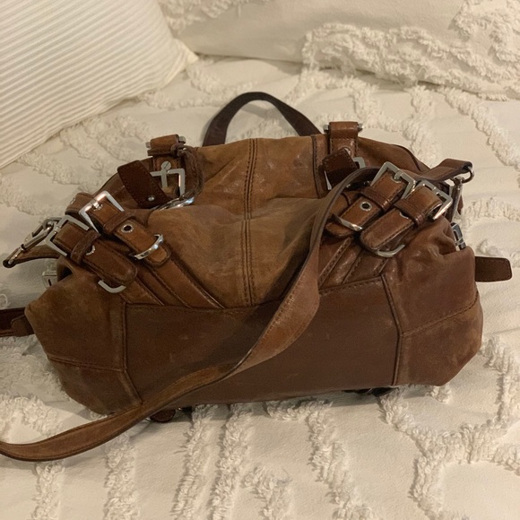 MICHAEL Michael Kors Brown Leather Satchel - Picture 4 of 5